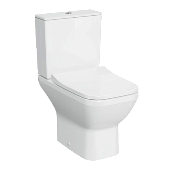 Унитаз напольный с бачком Vitra Integra Square 9833B003-7205 белый с сиденьем микролифт безободковый