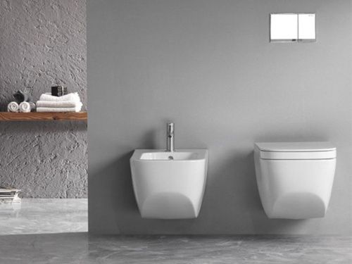 Биде подвесное Hatria NEXT A0Y1F225 цвет белый - фото 2