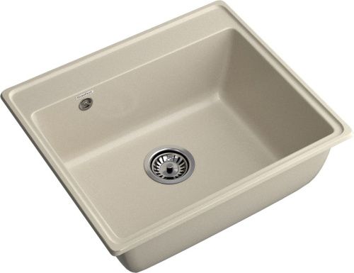 Кухонная мойка Granfest Vertex V-580 топаз 60х50 цвет серый поверхность матовая - фото 2