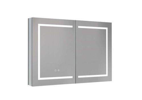 Зеркало-шкаф Aquatek AQ7104-MLC 100х70 подвесной - фото 4