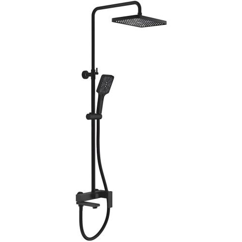 Душевая стойка Splenka S224.24.06 настенная цвет черный - фото 2