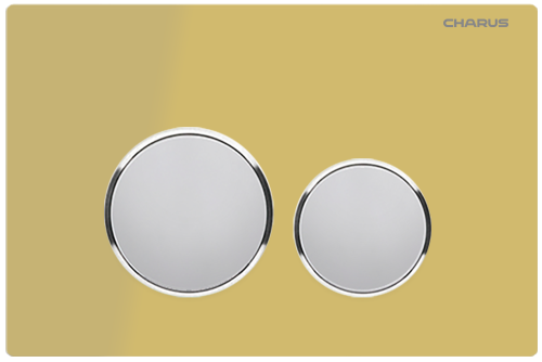 Клавиша смыва механическая CHARUS Bagliore FP.330.YELLOW.10 цвет желтый