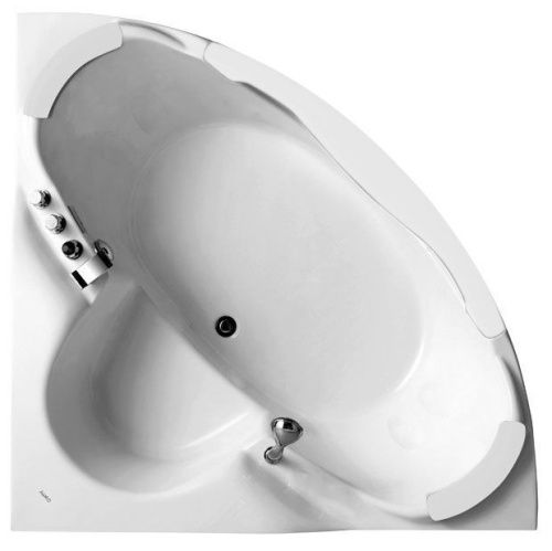 Ванна акриловая Gemy G9025 II C 155х155 угловая четверть круга с каркасом - фото 2