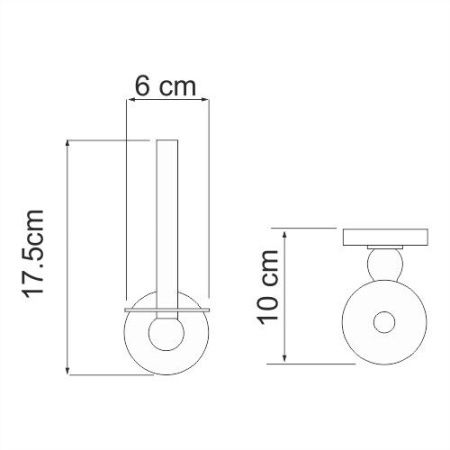 Бумагодержатель WasserKRAFT 6997