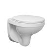 Унитаз подвесной Santeri Альфа 132559S0000B0 белый с сиденьем каскадный смыв