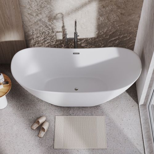 Ванна акриловая Grossman Galaxy GR-2103M 180х75 отдельностоящая овальная с каркасом - фото 5