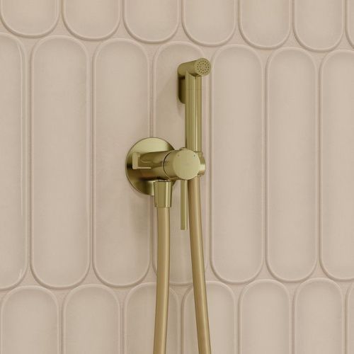 Гигиенический душ со смесителем Iddis Axes 005MGR0i08 золото - фото 4