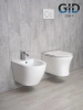 Унитаз подвесной Gid Concavo 62232Y белый с сиденьем микролифт безободковый смыв торнадо