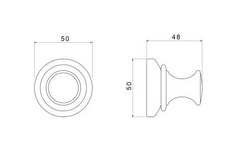 Крючок для ванны Aquatek КЛАССИК AQ4501PG