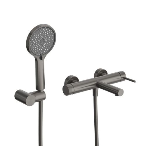 Смеситель Cezares RELAX RELAX-VD-GM настенный серый - фото 2