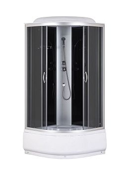 Душевая кабина Taliente TA-8080G 80х80 четверть круга с крышей ориентация универсальная