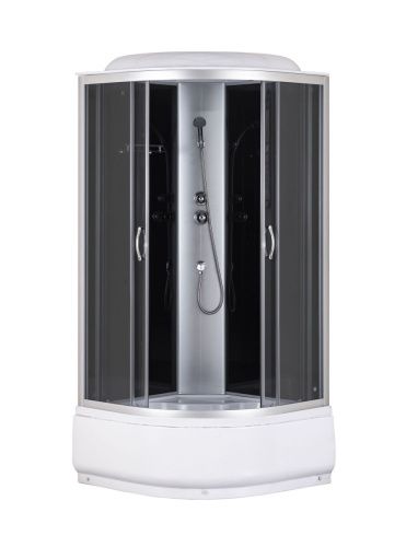 Душевая кабина Taliente TA-9090G 90х90 четверть круга с крышей ориентация универсальная