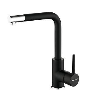 Смеситель для кухни Paulmark HONNER Ho212018-401TB на мойку черный