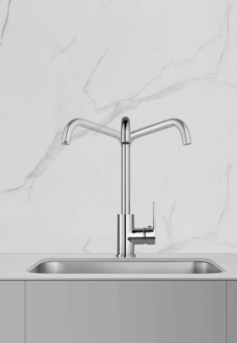 Смеситель для кухни Arrow AG4501 на мойку хром - фото 5