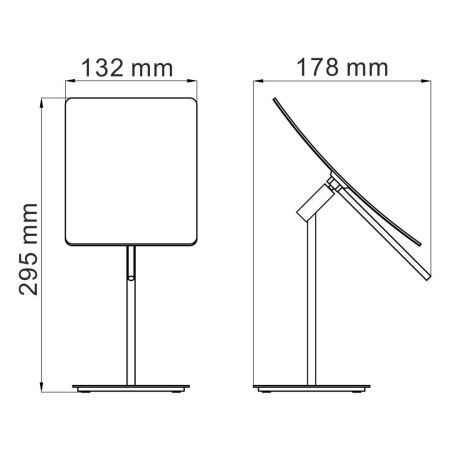 Зеркало косметическое WasserKRAFT 1006