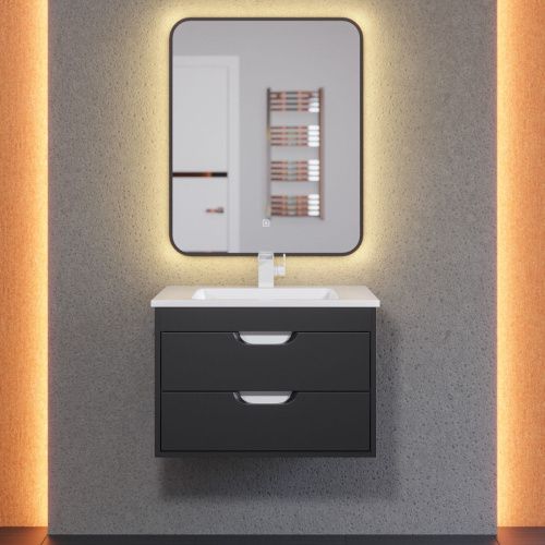 Тумба с раковиной Uperwood UPD Modul 393020549 60х50 цвет черный - фото 3