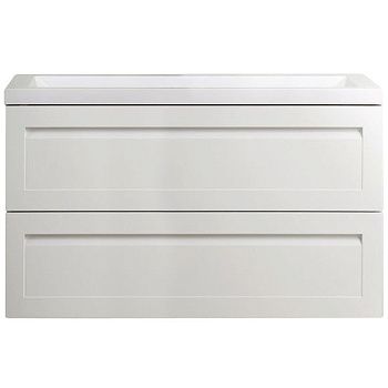 Тумба под раковину Art&Max PLATINO AM-Platino-1000-2C-SO-BM 100х50 подвесная цвет белый