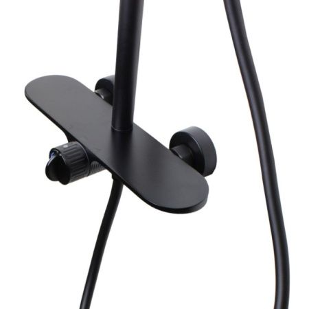 Душевая стойка Bronze de Luxe 80112CB настенная цвет черный