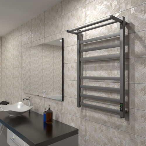 Полотенцесушитель электрический Маргроид 8110 профильный 8110-8050-5179-7024 55х80 серый - фото 2