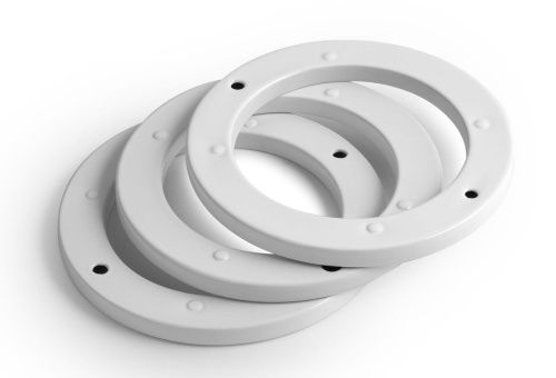 Раковина керамическая White Ceramic Adagio W1107H1501 40х40 накладная цвет белый - фото 2