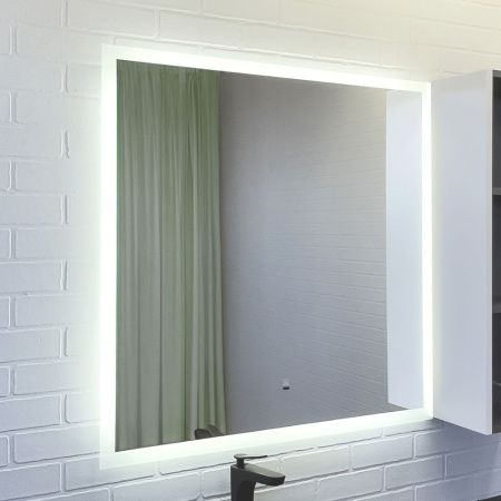 Зеркало с подсветкой Comforty Эдельвейс 00-00014150CF 90х90 подвесное