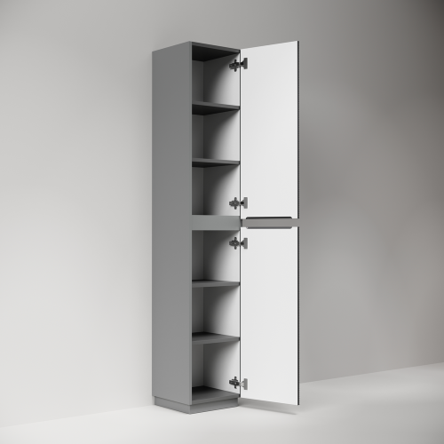 Шкаф-пенал Sancos FOLK Floor PFL35FGS 40х190 напольный цвет серый - фото 4