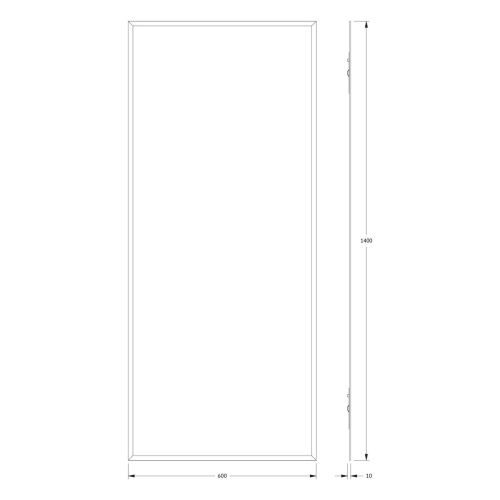 Зеркало Evoform Comfort BY 0948 60х140 подвесное - фото 2