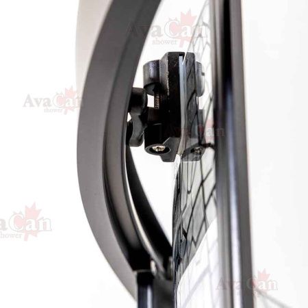 Душевой уголок AvaCan HB80 80х80 стекло тонированное профиль черный без поддона