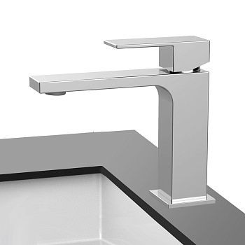 Смеситель Vincea Cube VBF-1C01CH на раковину хром