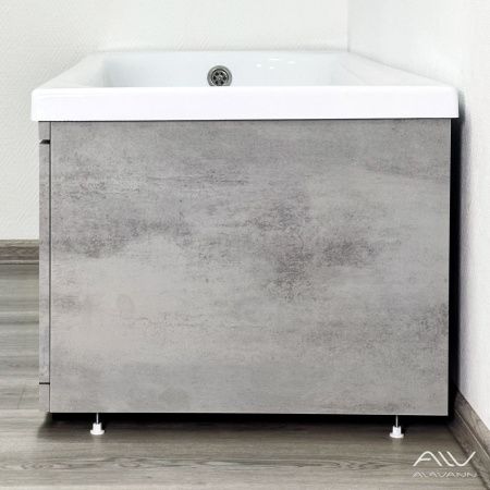 Экран под ванну Alavann Rita 75 см ALV0768002 торцевой МДФ серый