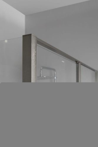 Боковая стенка Allen Brau Priority 3.31017.BA 90х200 стекло прозрачное профиль серебро - фото 4