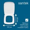 Крышка сиденье для унитаза Santek Нео 1WH302479