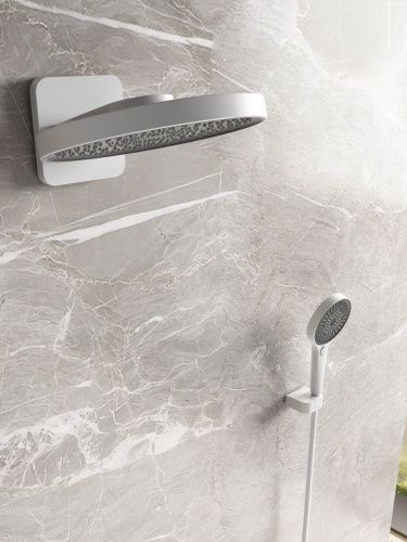 Душевая система Vincea VSFW-2F12TMW встраиваемая в стену цвет белый с термостатом - фото 5