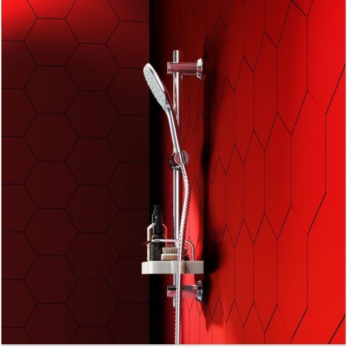 Душевой гарнитур Dorff Prime D0140000 настенный белый/хром - фото 3