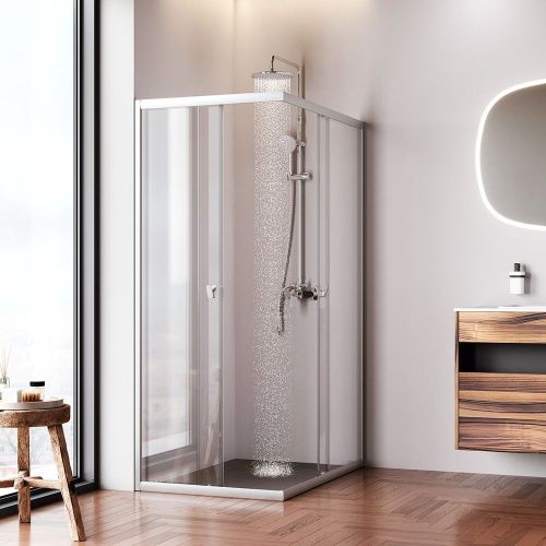 Душевой уголок Am.Pm Sunny W87G-403-12080-MT 120х80 стекло прозрачное профиль хром без поддона - фото 3