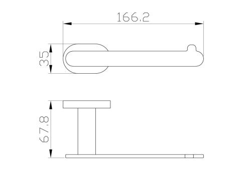 Бумагодержатель Wonzon & Woghand First WW-8416-LG - фото 2