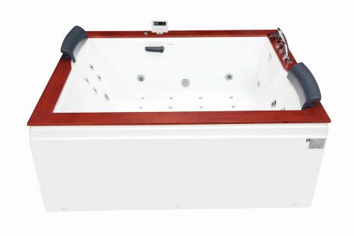 Ванна акриловая гидромассажная Gemy G9052 II K R 185х150 пристенная прямоугольная с каркасом - фото 2