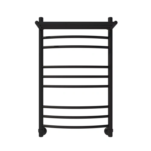 Полотенцесушитель водяной Veconi Nemi-B N8050B-B 50х80 черный - фото 2