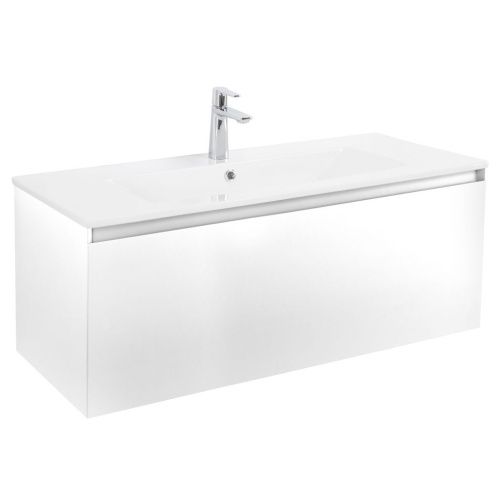 Тумба под раковину Art&Max Latina AM-Latina-1000-1C-SO-BM 100х50 подвесная цвет белый - фото 5