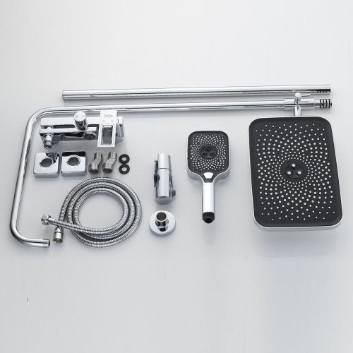 Душевая стойка Raffine F3696 настенная цвет хром - фото 4