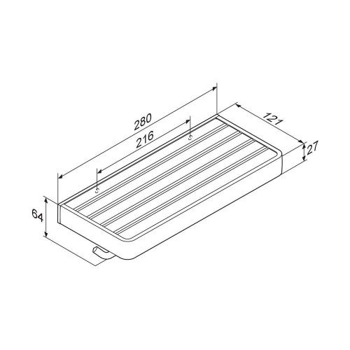 Бумагодержатель Damixa Jupiter DA77341900 - фото 5
