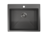 Кухонная мойка Granula 5951, ГРАФИТ МАТОВЫЙ 60х50 цвет черный поверхность матовая