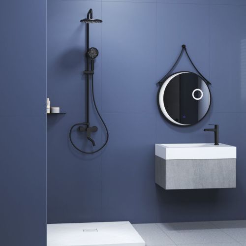 Душевая стойка RGW Shower Panels 59140125-04 настенная цвет черный - фото 2