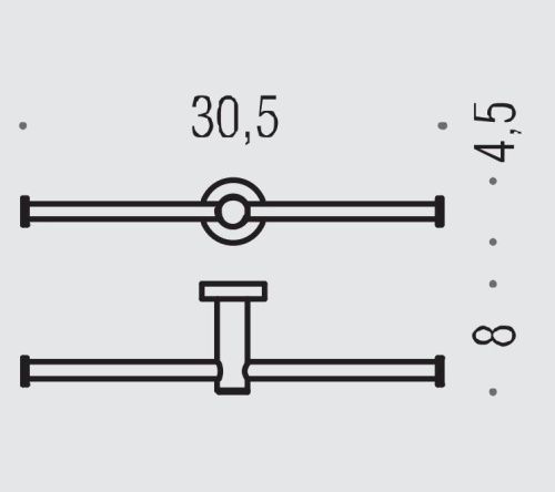 Бумагодержатель Colombo Plus W4990.CR - фото 2