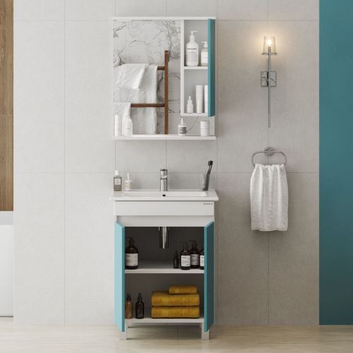 Тумба под раковину Onika Марви 106152 60х50 напольная цвет белый - фото 4