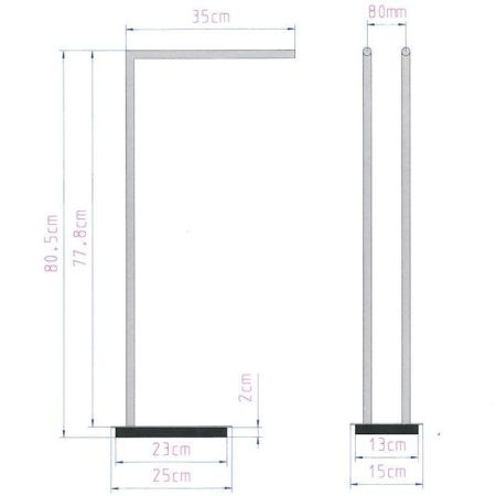 Полотенцедержатель Decor Walther Straight 504800