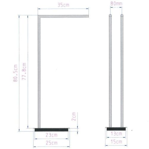 Полотенцедержатель Decor Walther Straight 504800 - фото 2