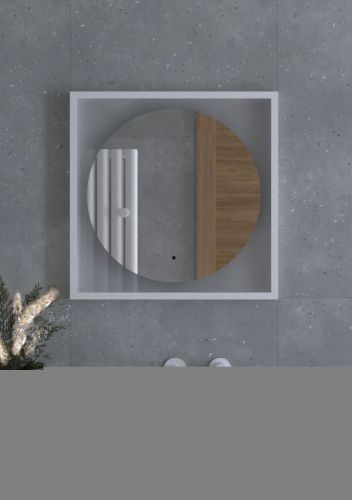 Зеркало с подсветкой Defesto ECLIPSE DF 2236R 60х60 подвесное - фото 4