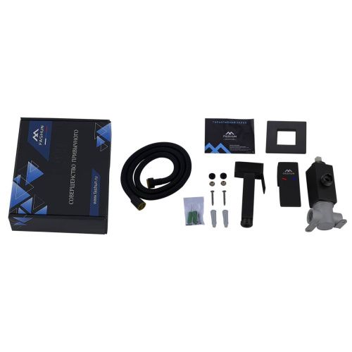 Гигиенический душ со смесителем Fashun A57804-7 черный - фото 4