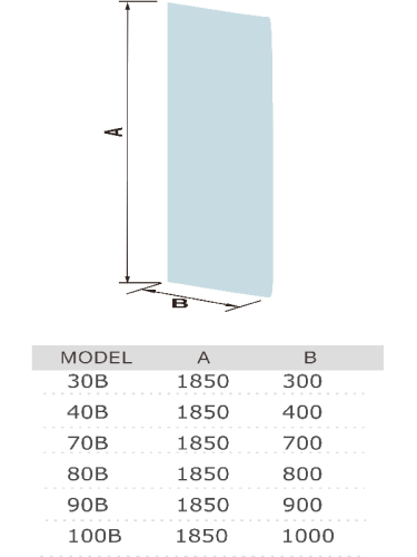 Душевая перегородка WeltWasser WW400 10000002942 80х185 стекло прозрачное профиль хром - фото 2